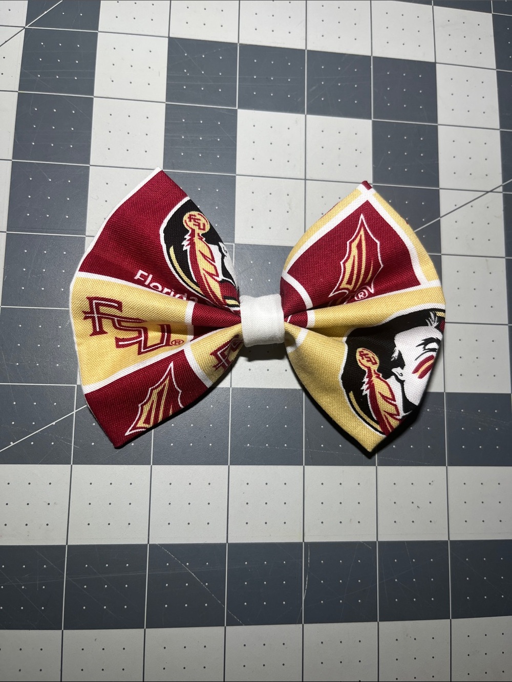 Florida State Maroon & Gold Hair Bow